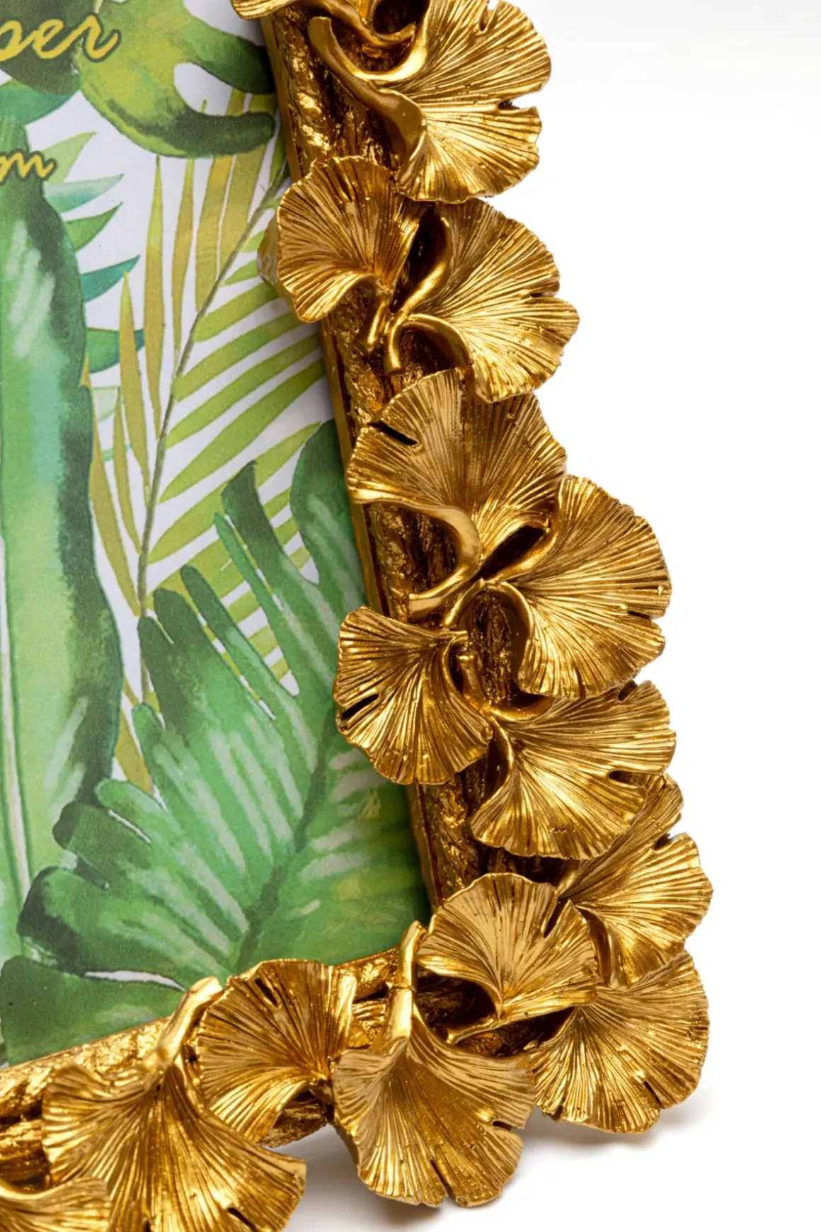 Fotoram Ginkgo Leaf - Guld, 20x24cm - KARE Design