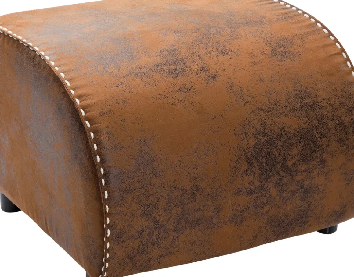 Fotpall Ritmo Vintage Brun - KARE Design