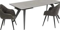Förlängningsbord Amsterdam Dark 200(45+45)x100cm - KARE Design