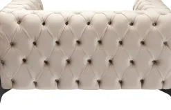 Fåtölj Bellissima Velvet - Beige, 120cm - KARE Design