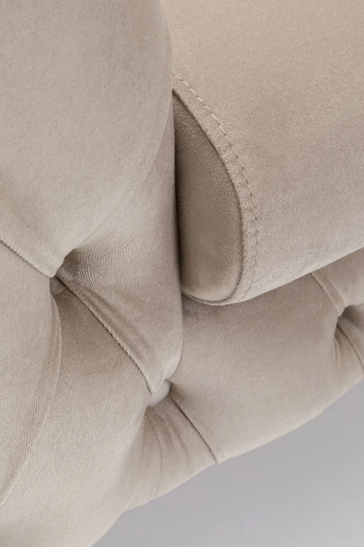 Fåtölj Bellissima Velvet - Beige, 120cm - KARE Design
