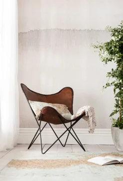 Fåtölj Butterfly Brun Econo - KARE Design