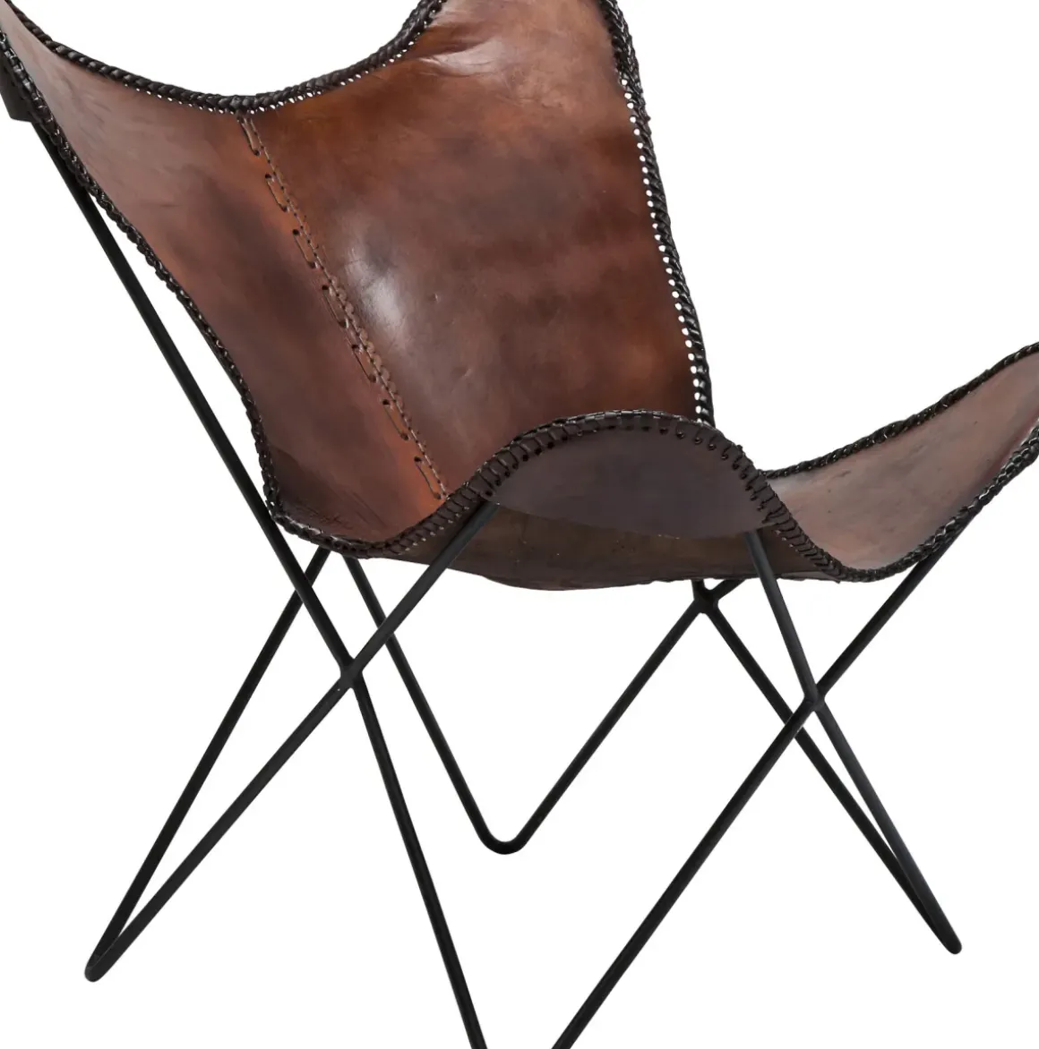 Fåtölj Butterfly Brun Econo - KARE Design