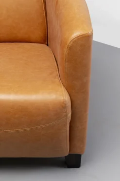 Fåtölj Cigarr Lounge - Ljusbrunt Läder - KARE Design