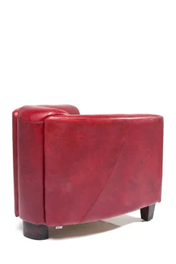 Fåtölj Cigarr Lounge - Röd Läder - KARE Design