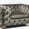 Fåtölj Desire - Khaki Sammet - KARE Design