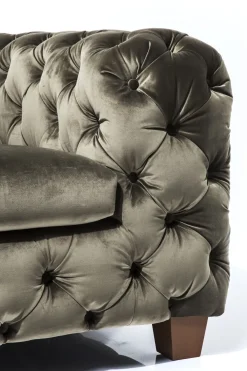 Fåtölj Desire - Khaki Sammet - KARE Design