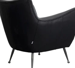 Fåtölj Goldfinger Smart - Svart Läder - KARE Design
