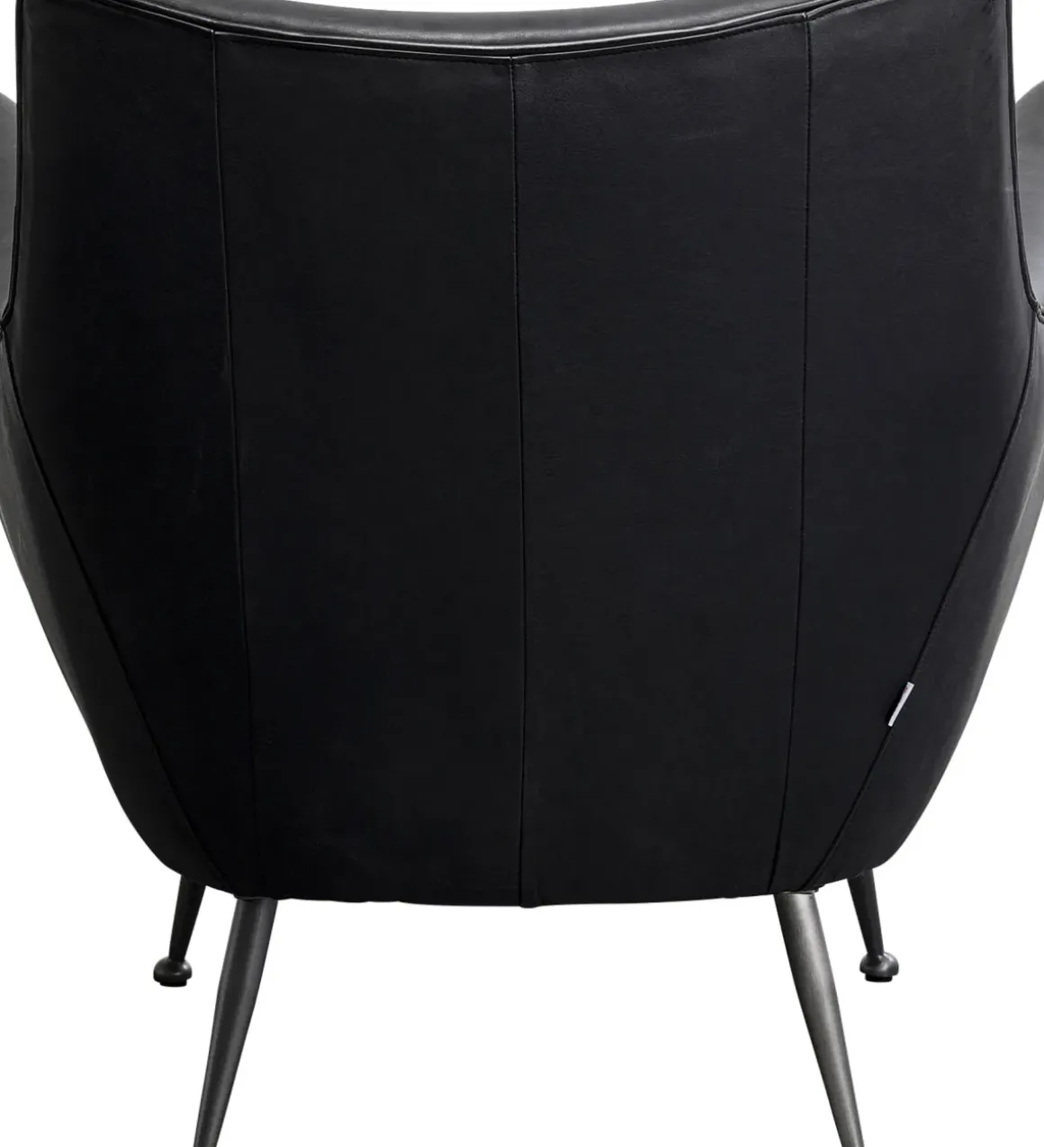 Fåtölj Goldfinger Smart - Svart Läder - KARE Design