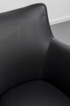 Fåtölj Goldfinger Smart - Svart Läder - KARE Design