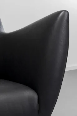 Fåtölj Goldfinger Smart - Svart Läder - KARE Design