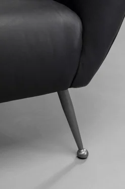 Fåtölj Goldfinger Smart - Svart Läder - KARE Design