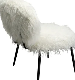 Fåtölj Hairy - Vit - KARE Design