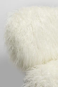 Fåtölj Hairy - Vit - KARE Design