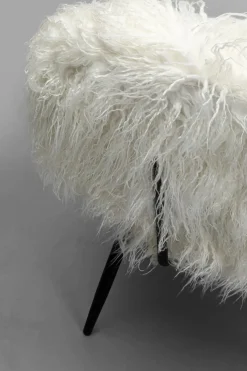 Fåtölj Hairy - Vit - KARE Design