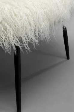Fåtölj Hairy - Vit - KARE Design
