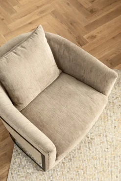 Fåtölj La Vida - Ljusbrun/Sand - KARE Design