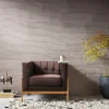 Fåtölj Loft - Brun Sammet/Mässing - KARE Design