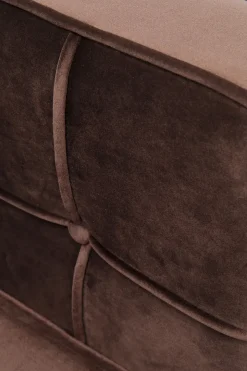 Fåtölj Loft - Brun Sammet/Mässing - KARE Design