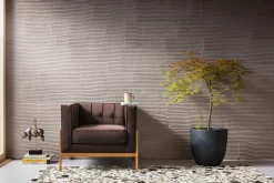 Fåtölj Loft - Brun Sammet/Mässing - KARE Design