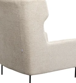 Fåtölj med Pall Quinn Hög - Beige - KARE Design