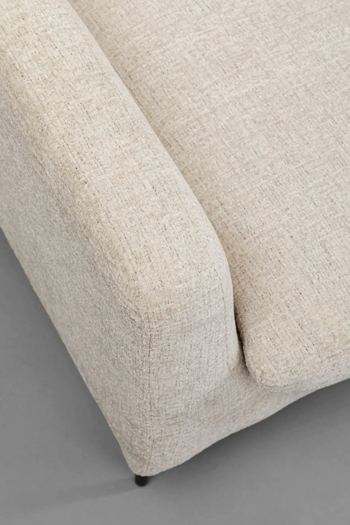 Fåtölj med Pall Quinn Hög - Beige - KARE Design