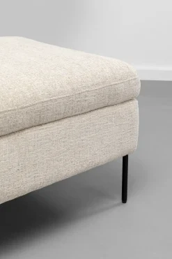 Fåtölj med Pall Quinn Hög - Beige - KARE Design