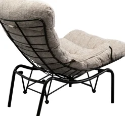 Fåtölj med Pall Vienna - Swing Beige - KARE Design