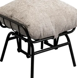 Fåtölj med Pall Vienna - Swing Beige - KARE Design