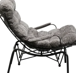 Fåtölj med Pall Vienna - Swing Grå - KARE Design