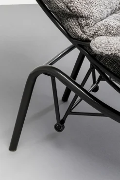 Fåtölj med Pall Vienna - Swing Grå - KARE Design