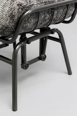 Fåtölj med Pall Vienna - Swing Grå - KARE Design