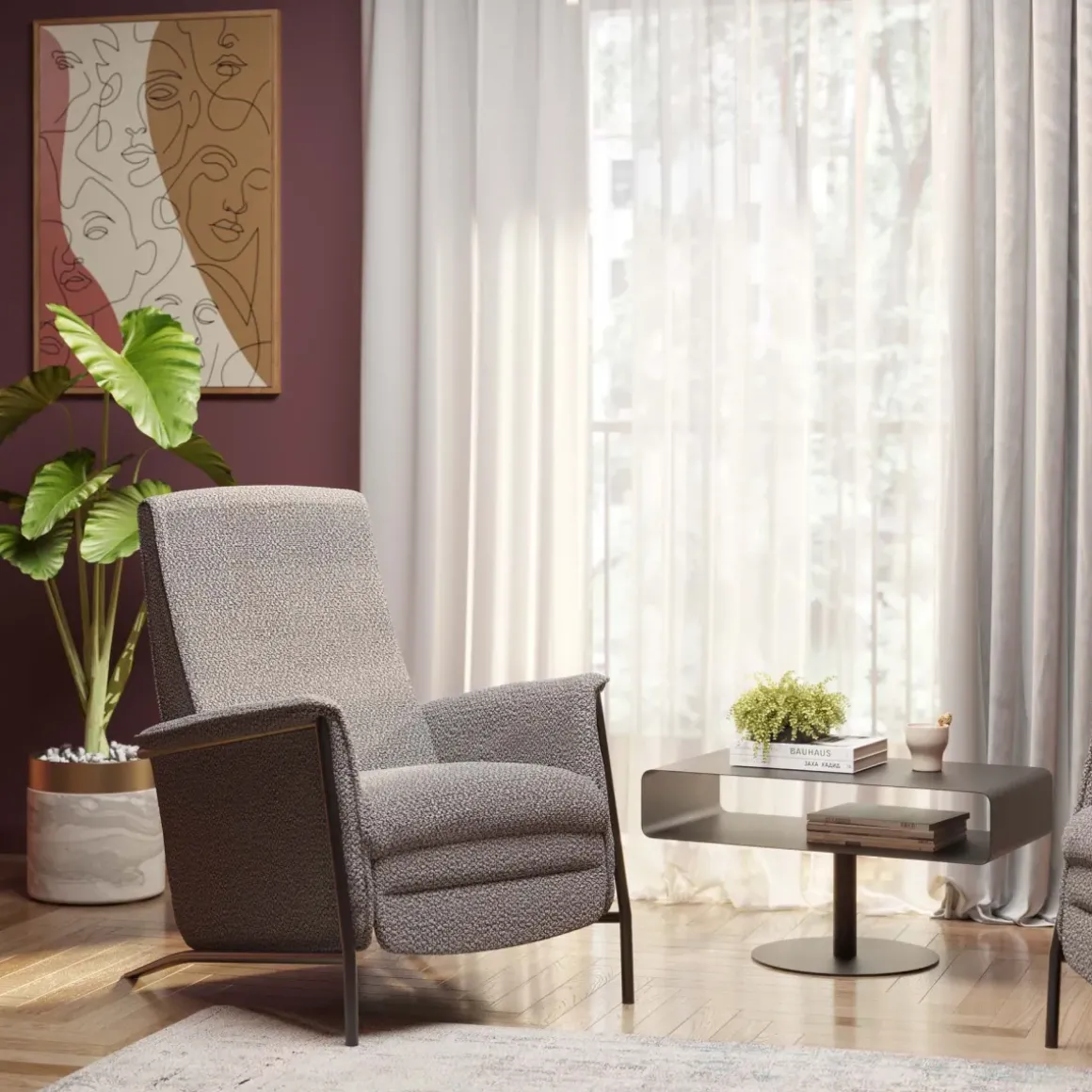 Fåtölj Nicky Grå - KARE Design