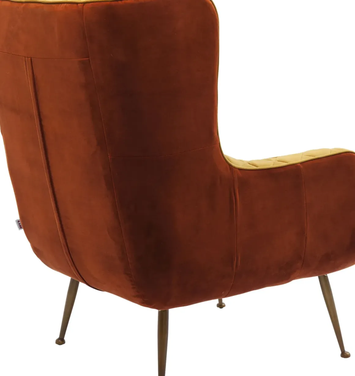 Fåtölj Nonna - Öronlappsfåtölj Rost/Orange - KARE Design