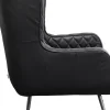 Fåtölj Nonna Smart - Svart Läder - KARE Design