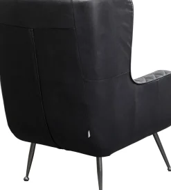 Fåtölj Nonna Smart - Svart Läder - KARE Design
