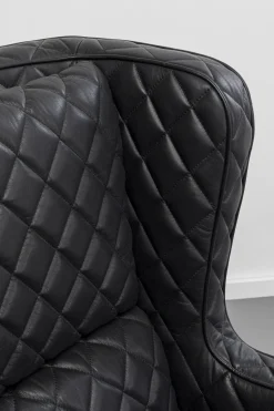 Fåtölj Nonna Smart - Svart Läder - KARE Design