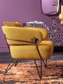 Fåtölj Peppo - Gul - KARE Design