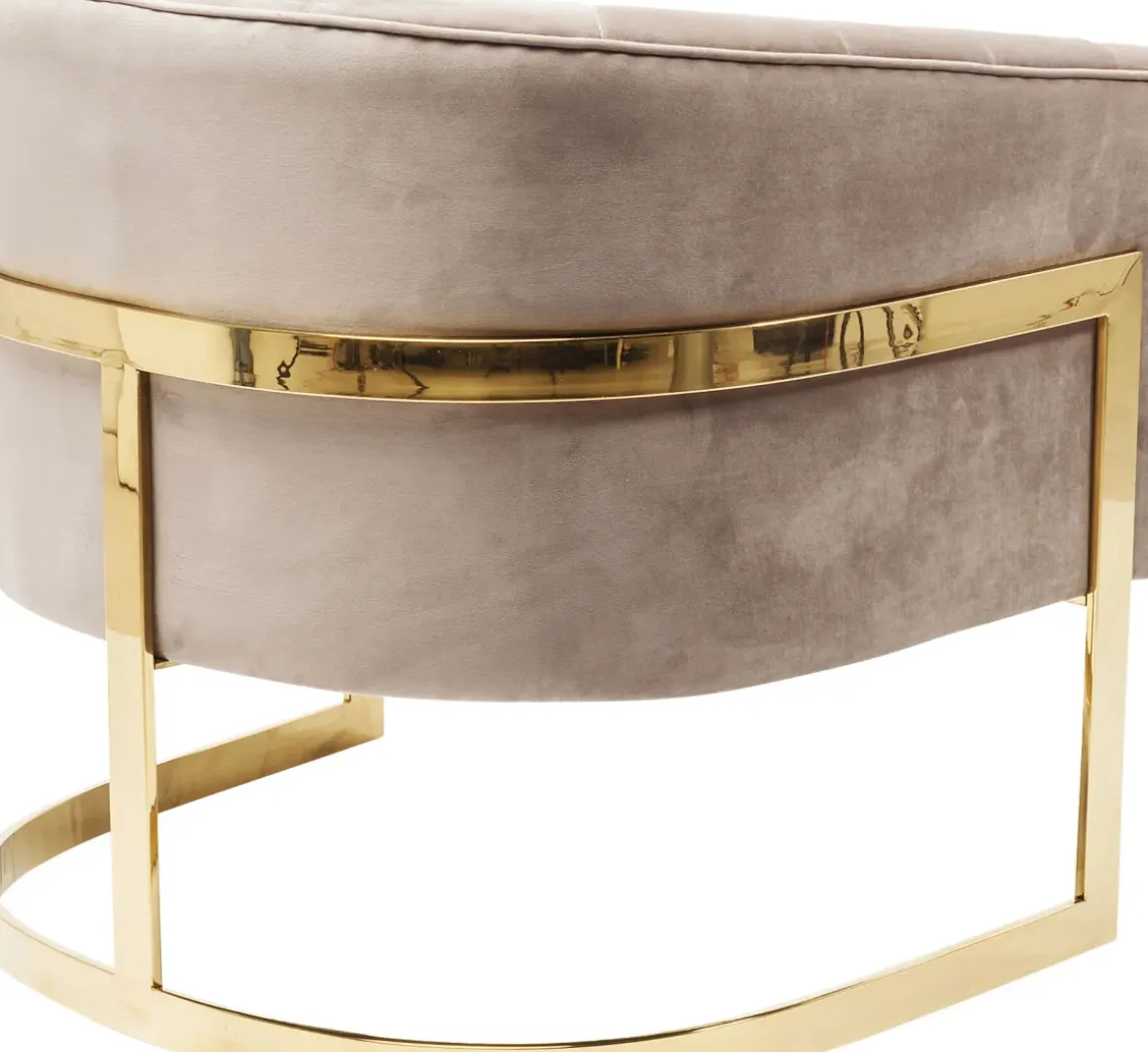 Fåtölj Rure Elegance - Beige/Mässing - KARE Design