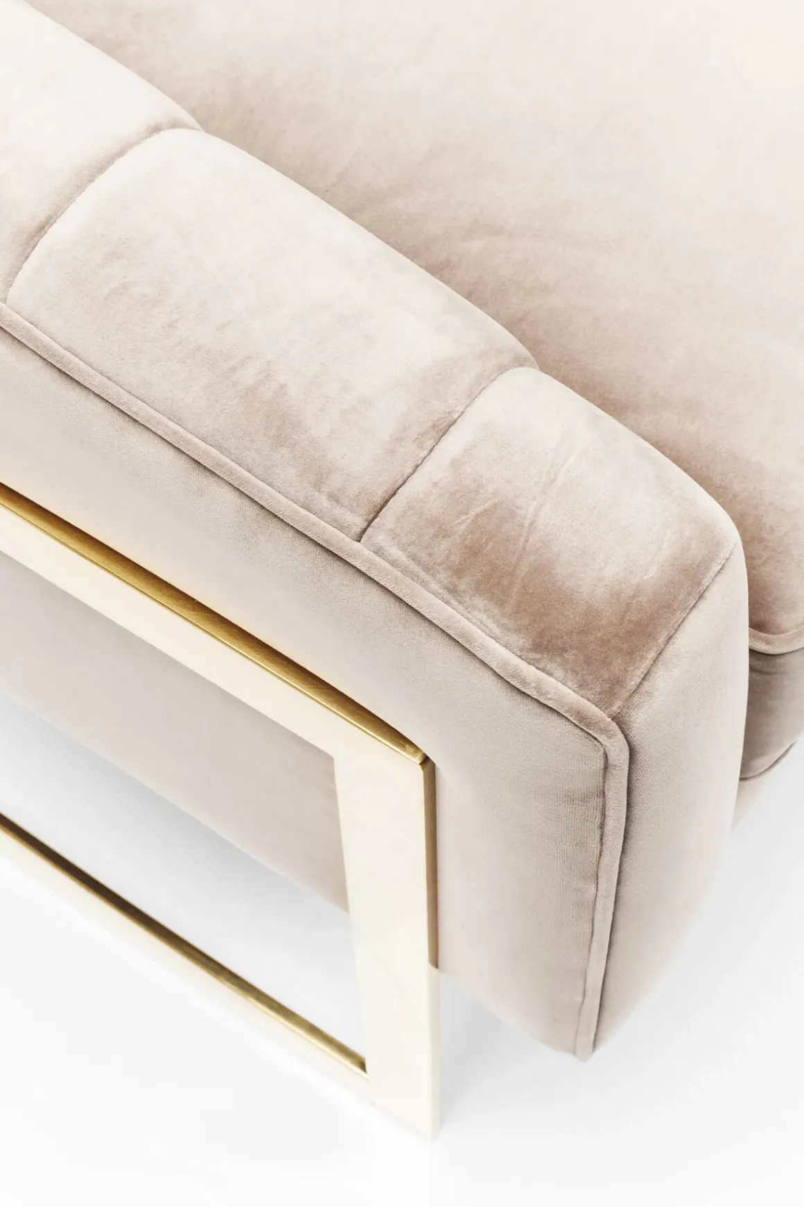 Fåtölj Rure Elegance - Beige/Mässing - KARE Design