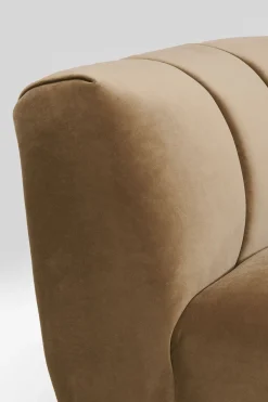 Fåtölj Spectra - Ljusbrun Sammet - KARE Design