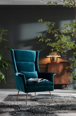 Fåtölj Vegas Forever Blå Grön - KARE Design