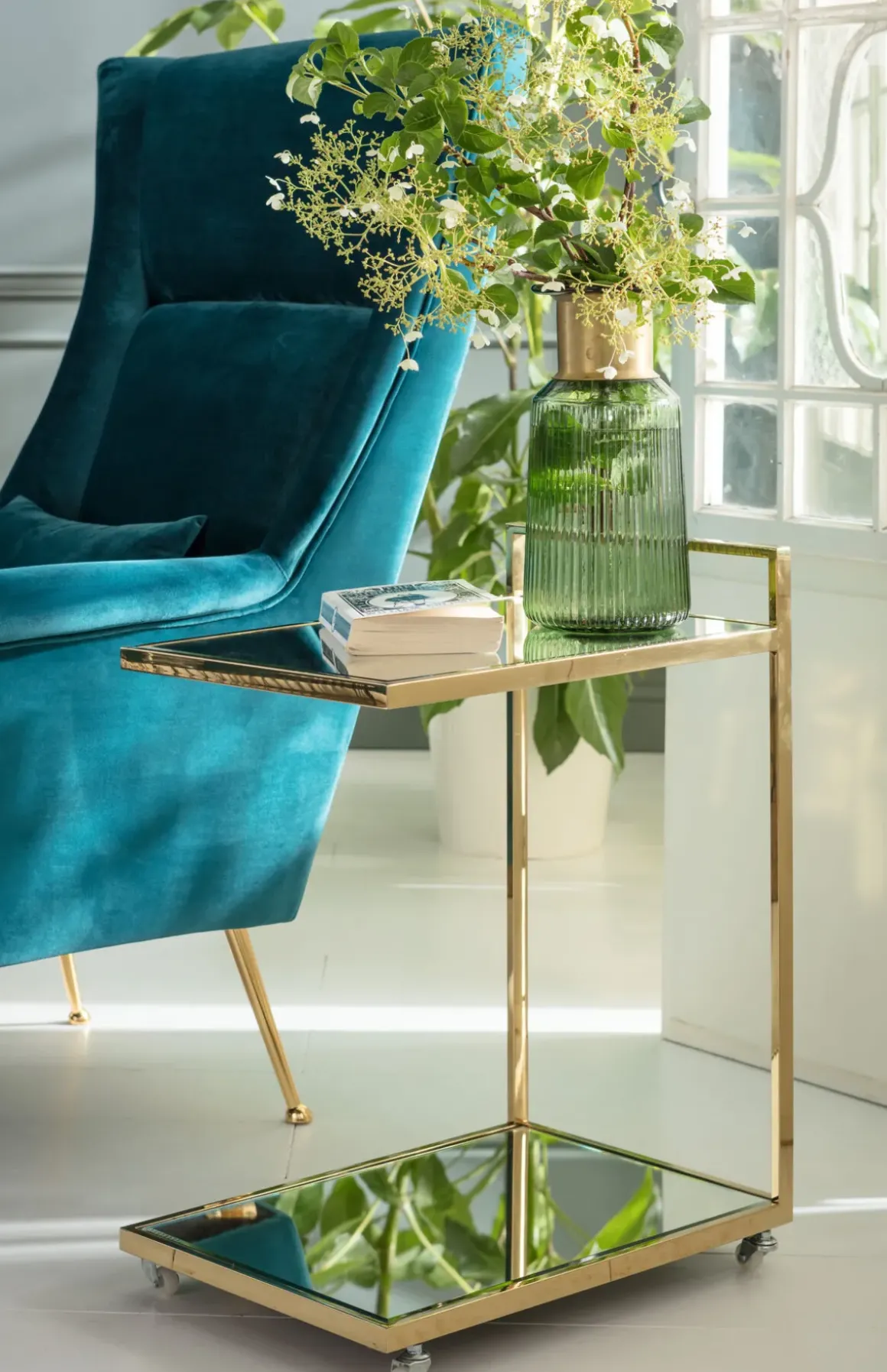 Fåtölj Vegas Forever Blå Grön - KARE Design