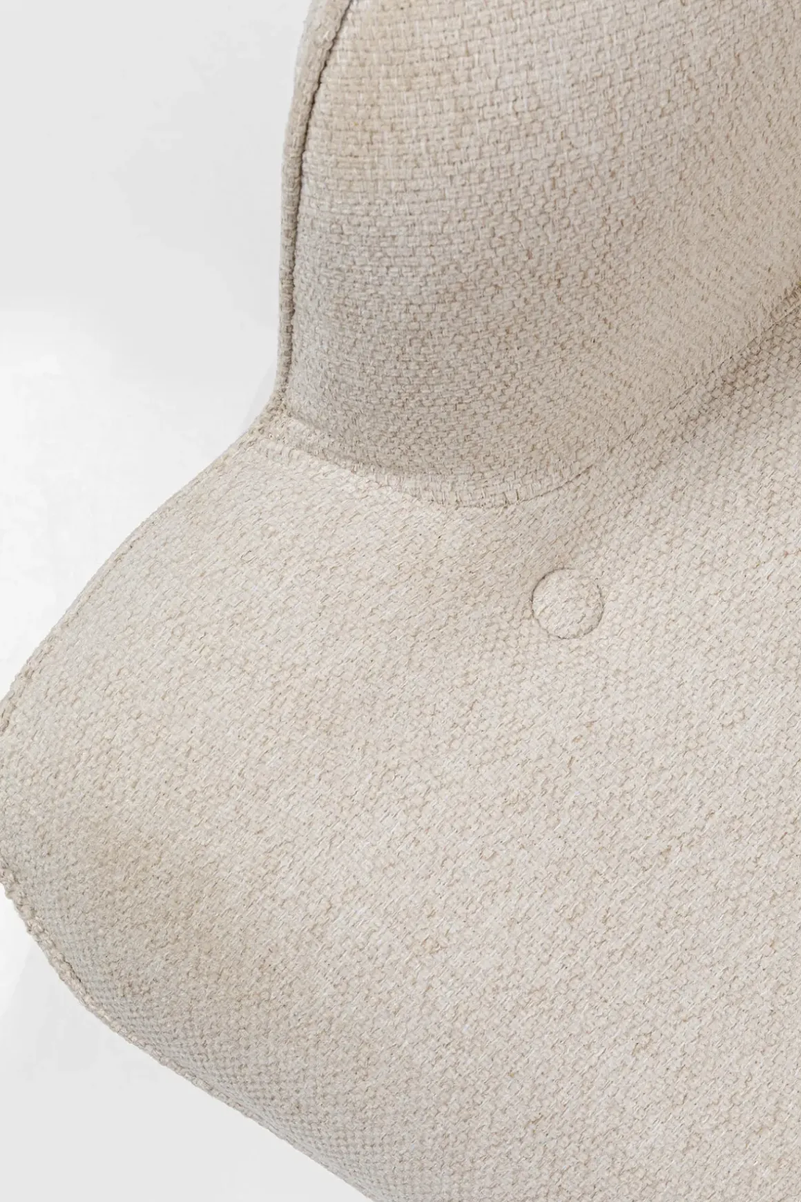 Fåtölj Vicky - Creme Vit/ Ben i ek - KARE Design