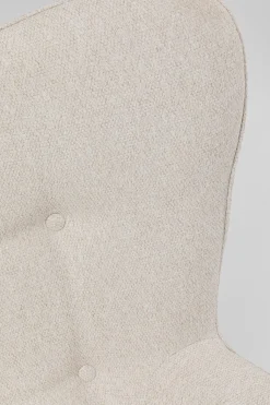 Fåtölj Vicky - Creme Vit/ Ben i ek - KARE Design
