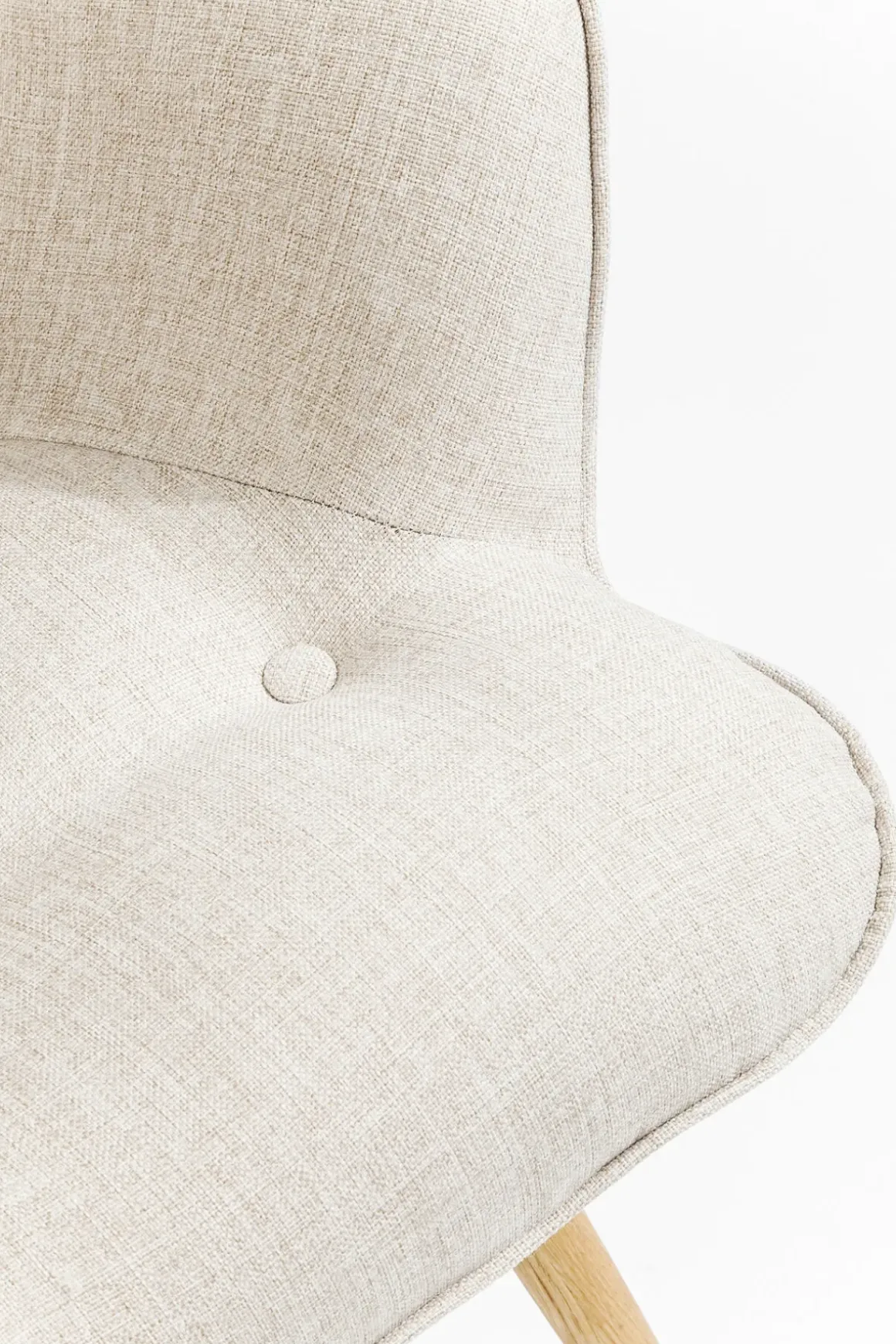 Fåtölj Vicky - Ljus Beige/Träben - KARE Design