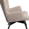 Fåtölj Vicky - Ljusbrun/Svarta Ben - KARE Design