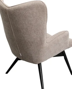 Fåtölj Vicky - Ljusbrun/Svarta Ben - KARE Design