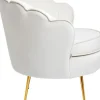 Fåtölj Water Lily - Beige Sammet - KARE Design