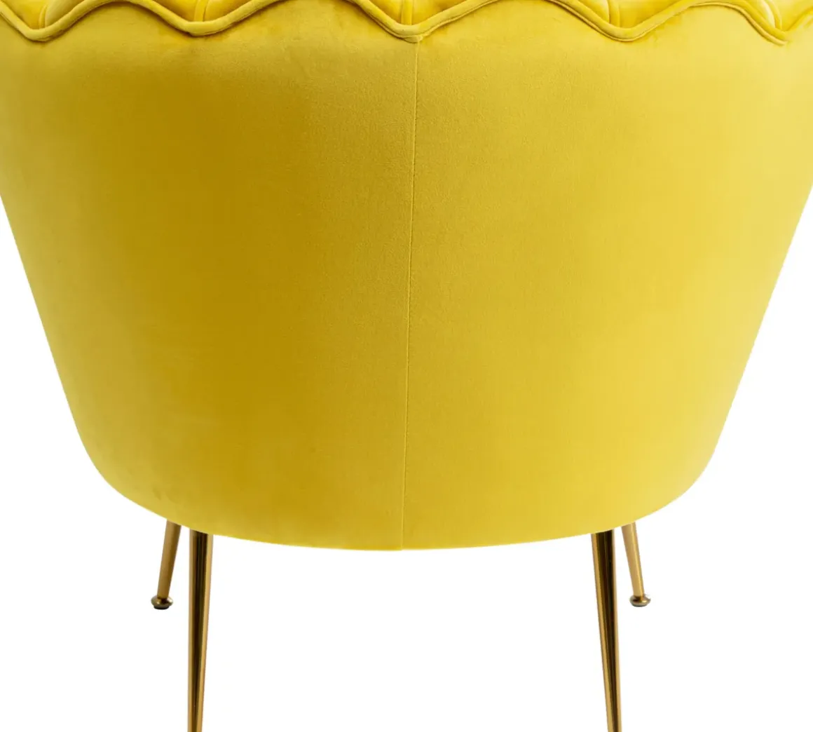 Fåtölj Water Lily - Gul - KARE Design